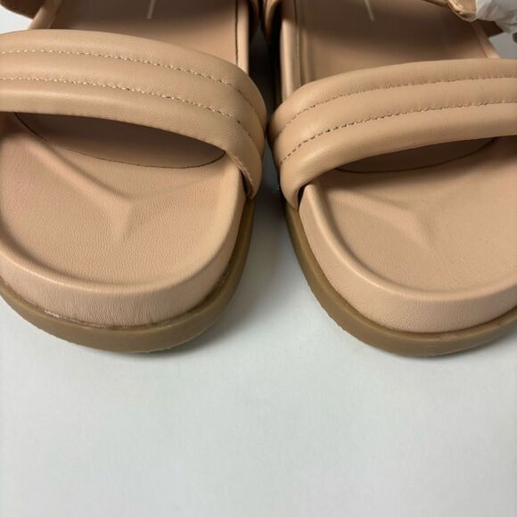 New Dolce Vita cream leather platform slide sandals with buckle size 8.5 - Picture 9 of 13
